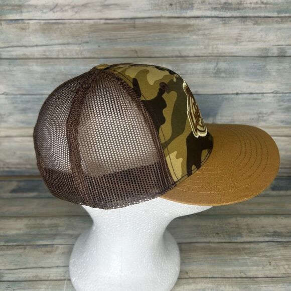 Luke Combs Out There Trucker Hat Mens Snapback OSFM Woodland Camo Country Music - Picture 2 of 5